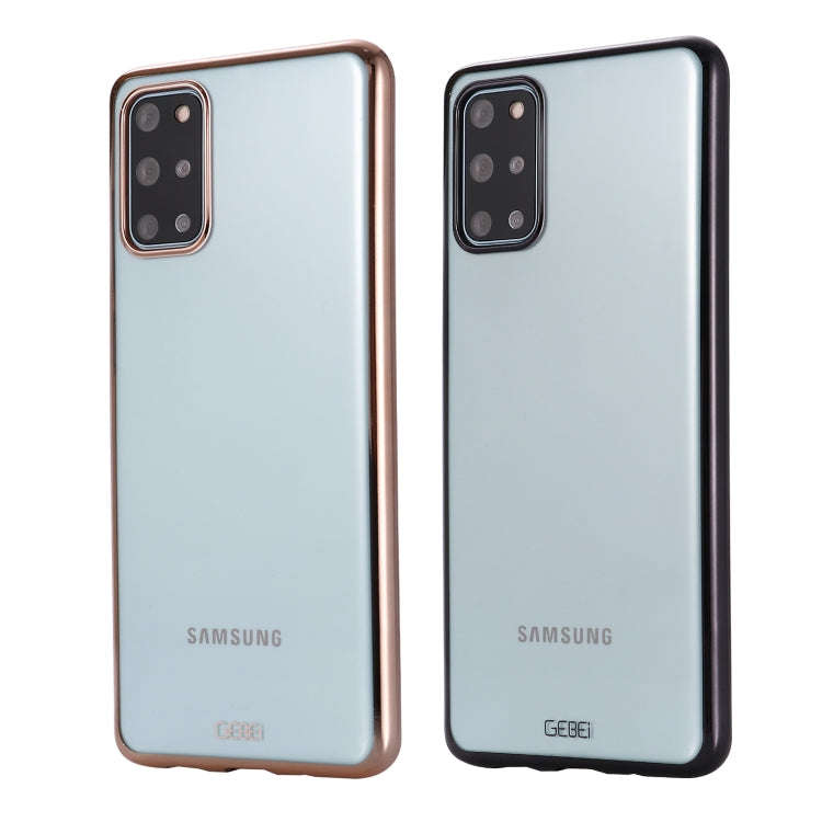 GEBEI Plating TPU Shockproof Protective Case, For Galaxy S20, For Galaxy S20+, For Galaxy S20 Ultra