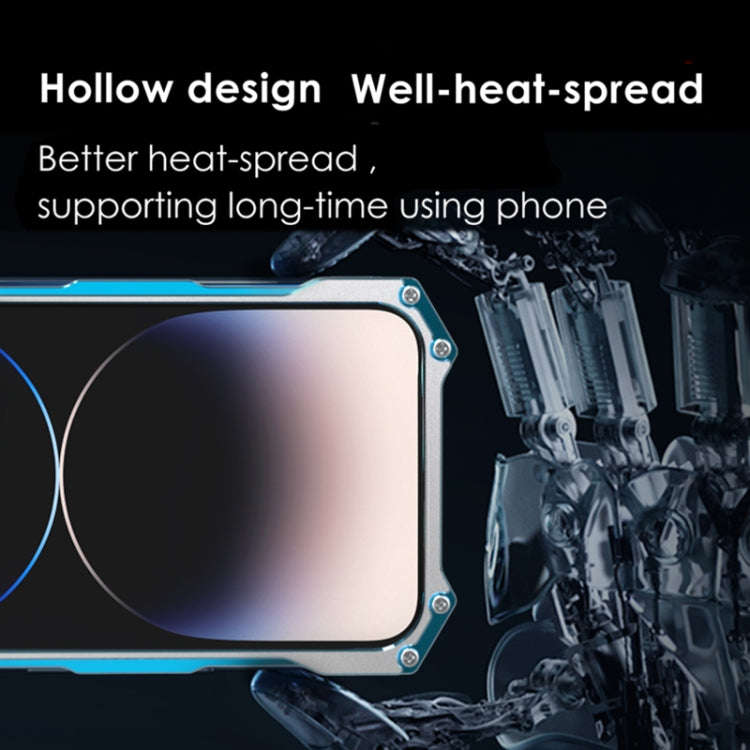 R-JUST RJ17 Shockproof Armor Metal Phone Case, For iPhone 14, For iPhone 14 Plus, For iPhone 14 P...