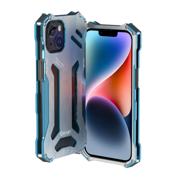 R-JUST RJ17 Shockproof Armor Metal Phone Case, For iPhone 14, For iPhone 14 Plus, For iPhone 14 P...