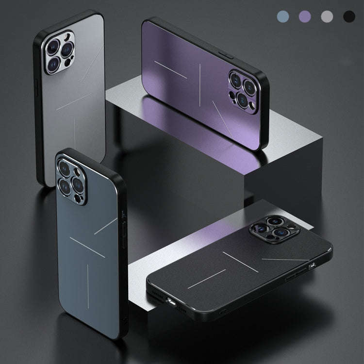R-JUST RJ52 3-Line Style Metal TPU Shockproof Phone Case, For iPhone 14, For iPhone 14 Plus, For ...