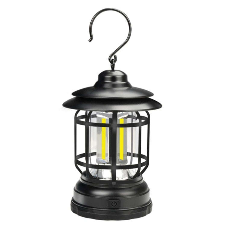 Portable Retro Hanging Lamp Lantern Camping Tent Light, USB Charging, Battery Type, Not Included ...