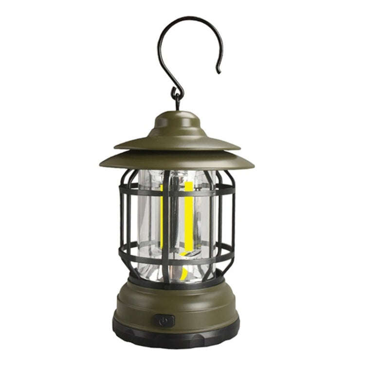 Portable Retro Hanging Lamp Lantern Camping Tent Light, USB Charging, Battery Type, Not Included ...