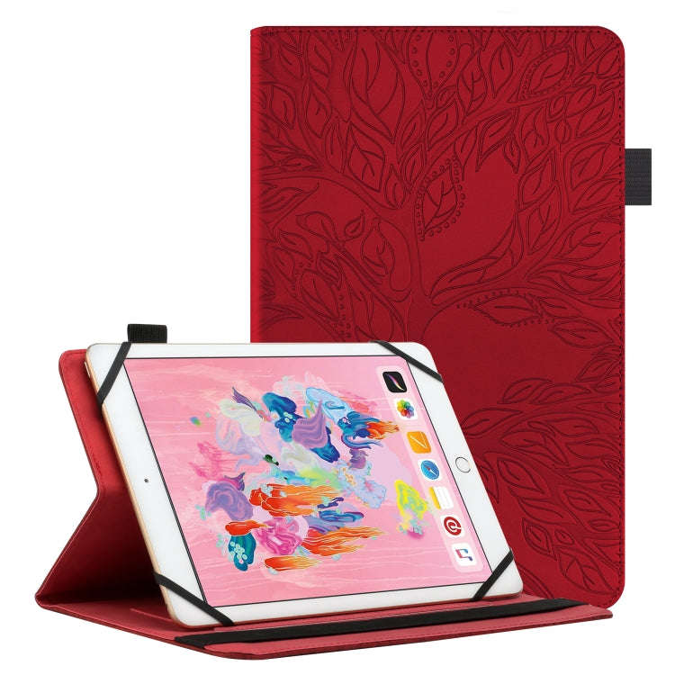 Life Tree Pattern Flip Universal Leather Tablet Case, For 8 inch, For 10 inch