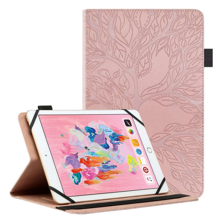 Life Tree Pattern Flip Universal Leather Tablet Case, For 8 inch, For 10 inch