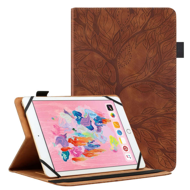 Life Tree Pattern Flip Universal Leather Tablet Case, For 8 inch, For 10 inch