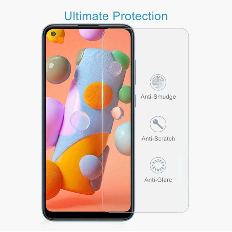 0.26mm 9H Surface Hardness 2.5D Explosion-proof Tempered Glass Non-full Screen Film, For Galaxy A...
