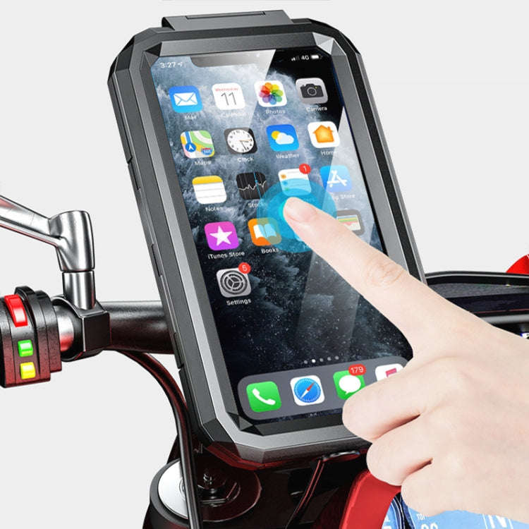 M18L-QD Motorcycle / Bicycle Waterproof Quick Release Mobile Phone Holder, M18L-QD