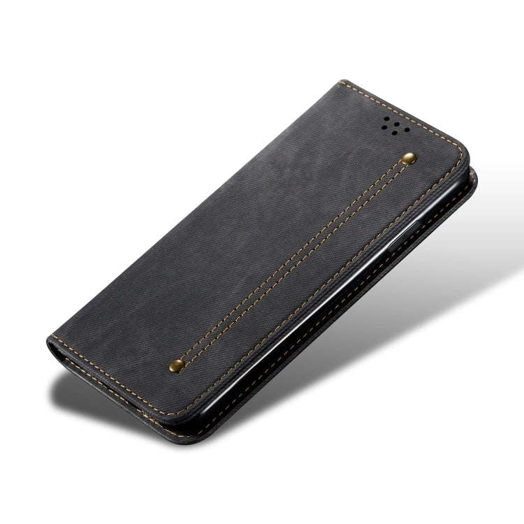 Denim Texture Casual Style Horizontal Flip Leather Case with Holder & Card Slots & Wallet, For OP...