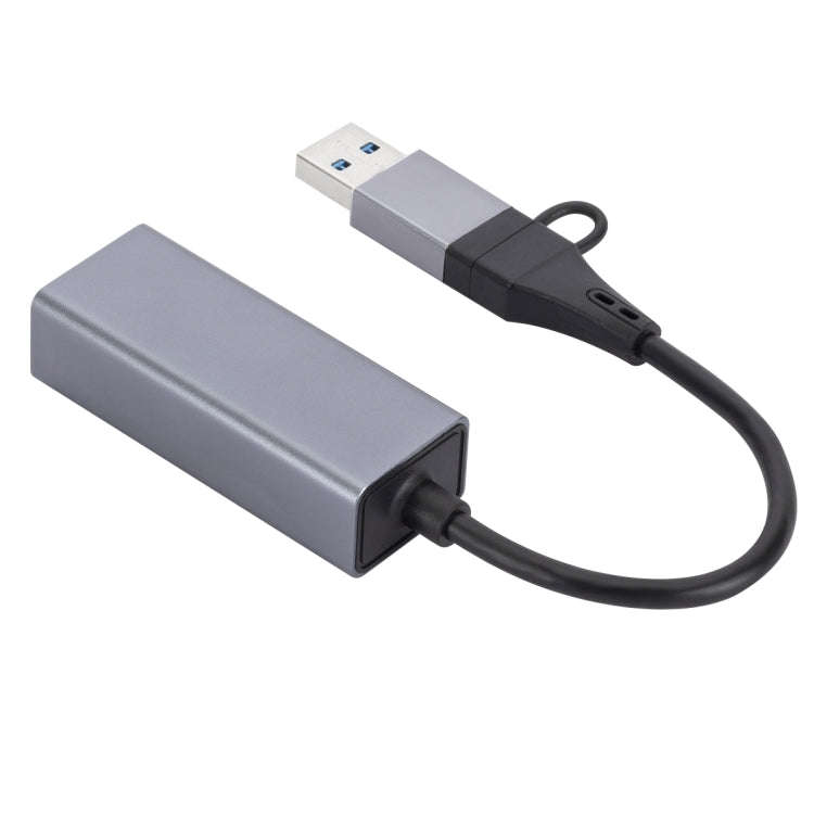 SL-017 USB3.0 Gigabit Network Type-C to Network Port USB HUB, SL-017
