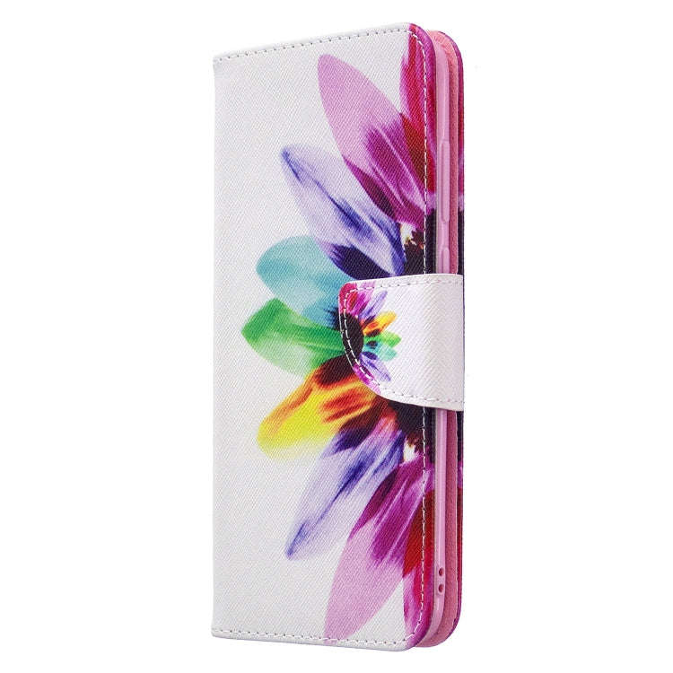 Colored Drawing Pattern Horizontal Flip Leather Case with Holder & Card Slots & Wallet, For Galax...