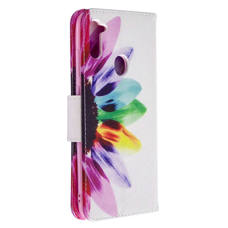 Colored Drawing Pattern Horizontal Flip Leather Case with Holder & Card Slots & Wallet, For Galax...