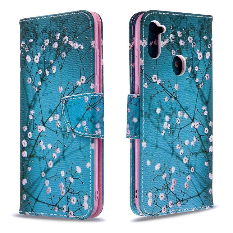 Colored Drawing Pattern Horizontal Flip Leather Case with Holder & Card Slots & Wallet, For Galax...