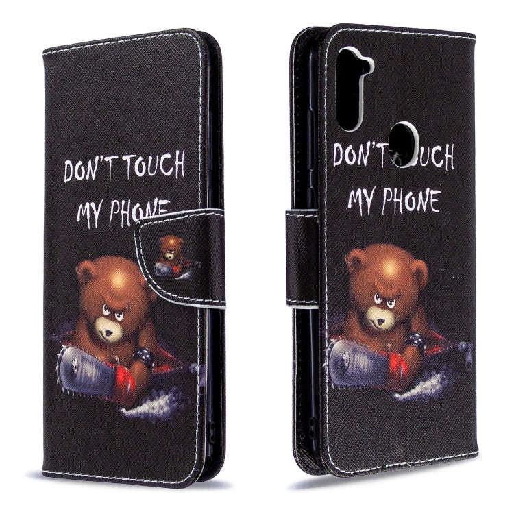 Colored Drawing Pattern Horizontal Flip Leather Case with Holder & Card Slots & Wallet, For Galax...