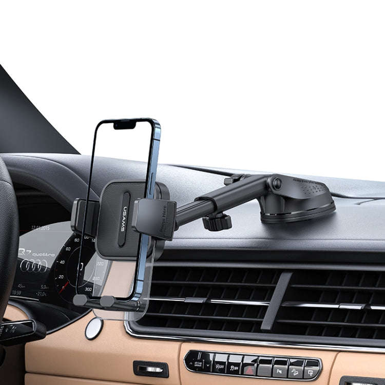 USAMS US-ZJ072 Car Center Console Retractable Transparent Holder, ZJ072