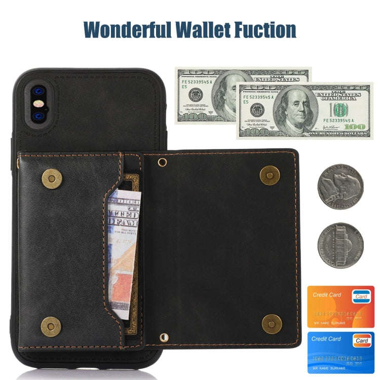Three-fold RFID Leather Phone Case with Lanyard, For iPhone XS, For iPhone XS Max, For Samsung Ga...
