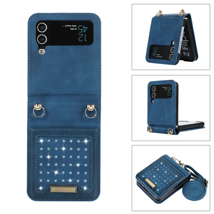 Three-fold RFID Leather Phone Case with Lanyard, For iPhone XS, For iPhone XS Max, For Samsung Ga...