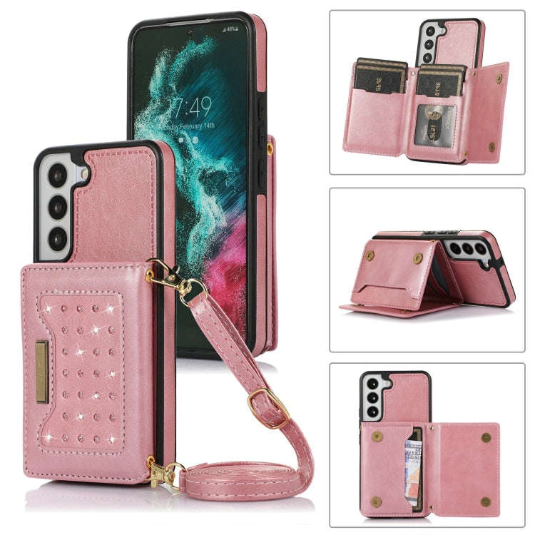 Three-fold RFID Leather Phone Case with Lanyard, For Samsung Galaxy Note20 Ultra, For Samsung Gal...