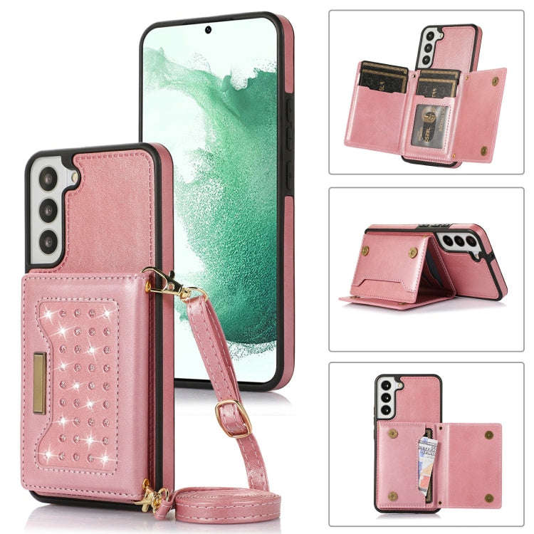 Three-fold RFID Leather Phone Case with Lanyard, For Samsung Galaxy Note20 Ultra, For Samsung Gal...