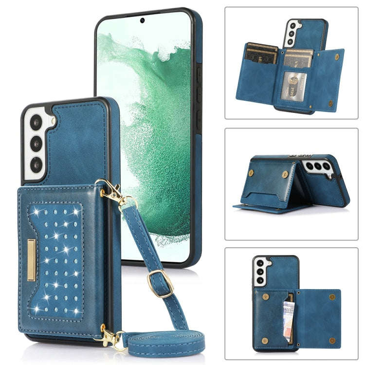 Three-fold RFID Leather Phone Case with Lanyard, For Samsung Galaxy Note20 Ultra, For Samsung Gal...