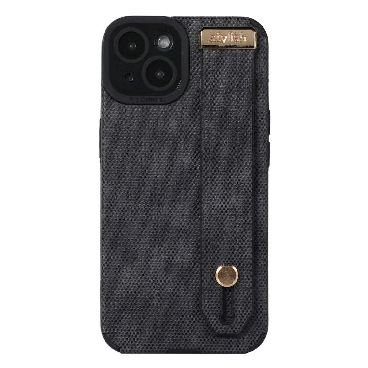 Wrist Strap TPU Leather Phone Case, For iPhone 11, For iPhone 14