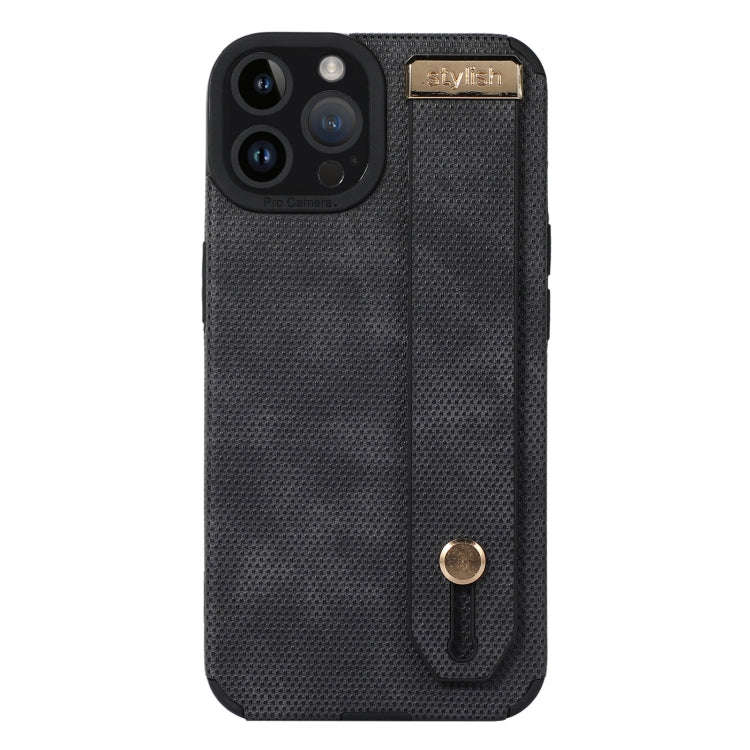Wrist Strap TPU Leather Phone Case, For iPhone 14 Plus, For iPhone 14 Pro, For iPhone 14 Pro Max,...