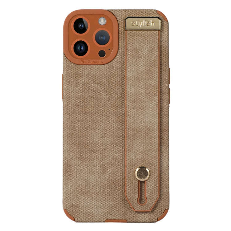 Wrist Strap TPU Leather Phone Case, For iPhone 14 Plus, For iPhone 14 Pro, For iPhone 14 Pro Max,...