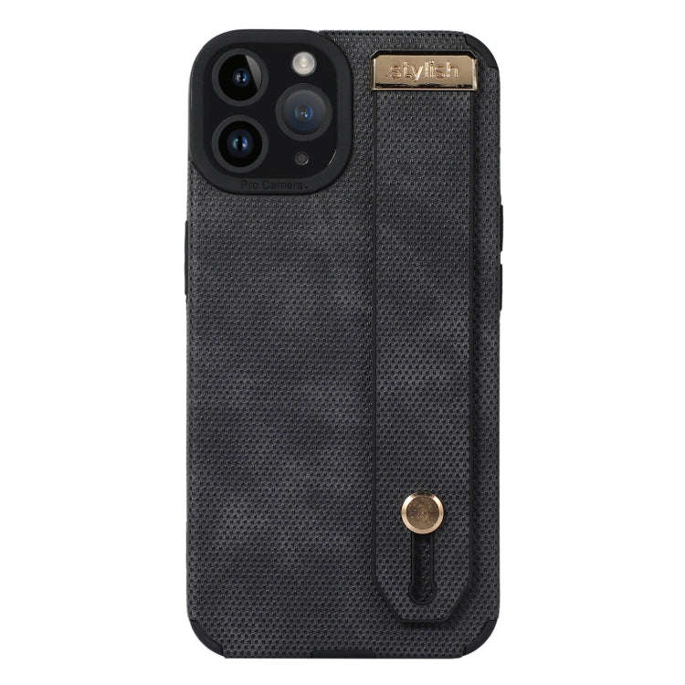 Wrist Strap TPU Leather Phone Case, For iPhone 14 Plus, For iPhone 14 Pro, For iPhone 14 Pro Max,...