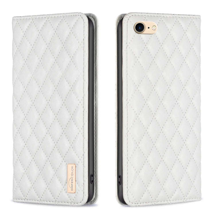 Diamond Lattice Magnetic Leather Flip Phone Case, For iPhone 12 / 12 Pro, For iPhone 11 Pro Max, ...