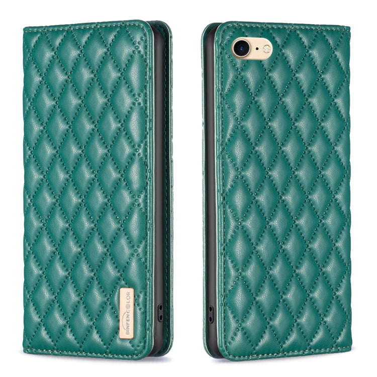 Diamond Lattice Magnetic Leather Flip Phone Case, For iPhone 12 / 12 Pro, For iPhone 11 Pro Max, ...