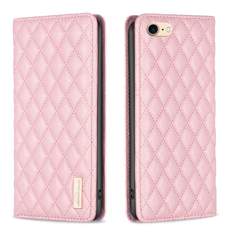 Diamond Lattice Magnetic Leather Flip Phone Case, For iPhone 12 / 12 Pro, For iPhone 11 Pro Max, ...