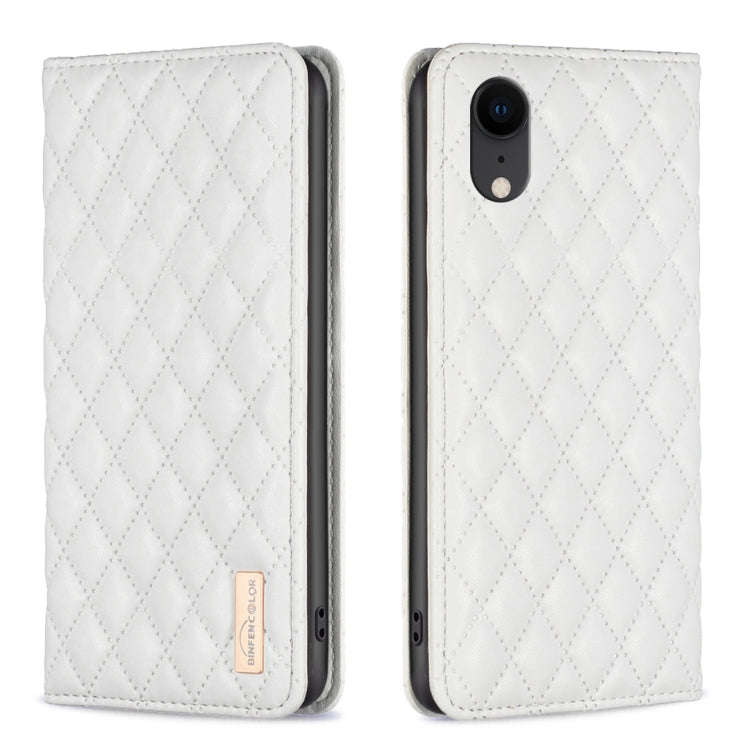 Diamond Lattice Magnetic Leather Flip Phone Case, For iPhone 12 / 12 Pro, For iPhone 11 Pro Max, ...
