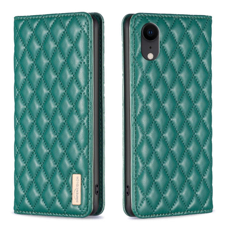 Diamond Lattice Magnetic Leather Flip Phone Case, For iPhone 12 / 12 Pro, For iPhone 11 Pro Max, ...