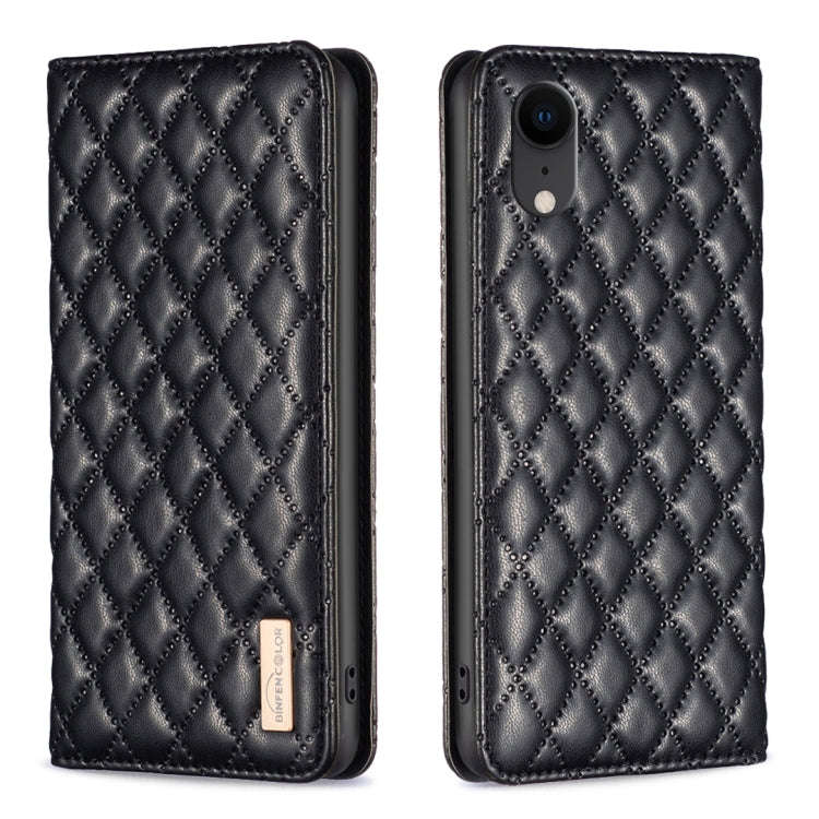 Diamond Lattice Magnetic Leather Flip Phone Case, For iPhone 12 / 12 Pro, For iPhone 11 Pro Max, ...