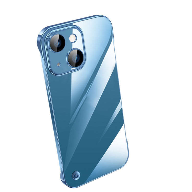 Electroplating Frameless Clear PC Phone Case, For iPhone 14, For iPhone 14 Plus, For iPhone 14 Pr...
