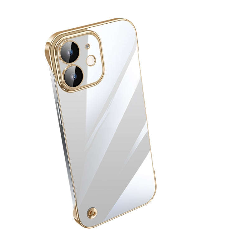 Electroplating Frameless Clear PC Phone Case, For iPhone 13 Pro Max, For iPhone 12, For iPhone 12...