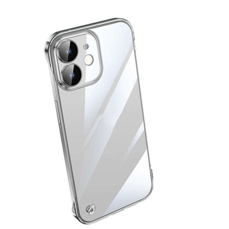 Electroplating Frameless Clear PC Phone Case, For iPhone 13 Pro Max, For iPhone 12, For iPhone 12...