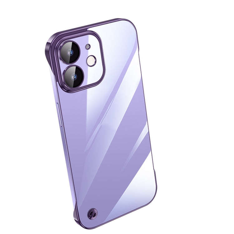 Electroplating Frameless Clear PC Phone Case, For iPhone 13 Pro Max, For iPhone 12, For iPhone 12...