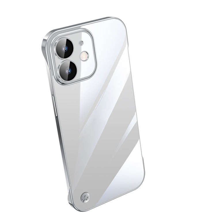 Electroplating Frameless Clear PC Phone Case, For iPhone 13 Pro Max, For iPhone 12, For iPhone 12...