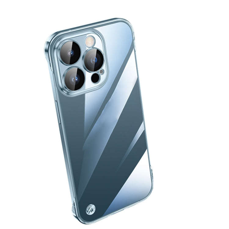 Electroplating Frameless Clear PC Phone Case, For iPhone 13 Pro Max, For iPhone 12, For iPhone 12...