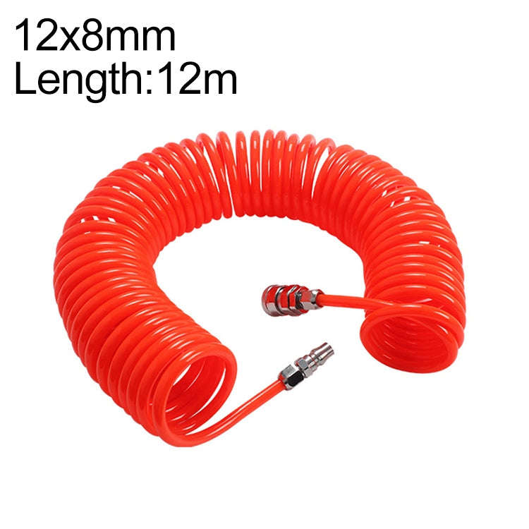 LAIZE Compressor Air Flexible PU Spring Tube with Connector, 8x5mm, 3m, with Connector, 8x5mm, 6m...