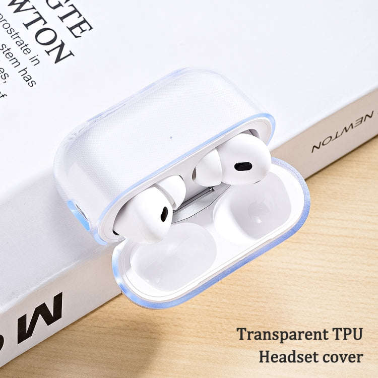 For AirPods Pro 2 Earphone Transparent TPU Protective Case, For AirPods Pro 2