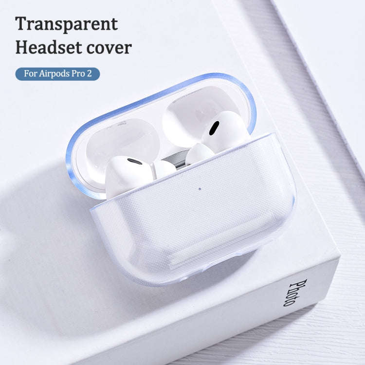 For AirPods Pro 2 Earphone Transparent TPU Protective Case, For AirPods Pro 2