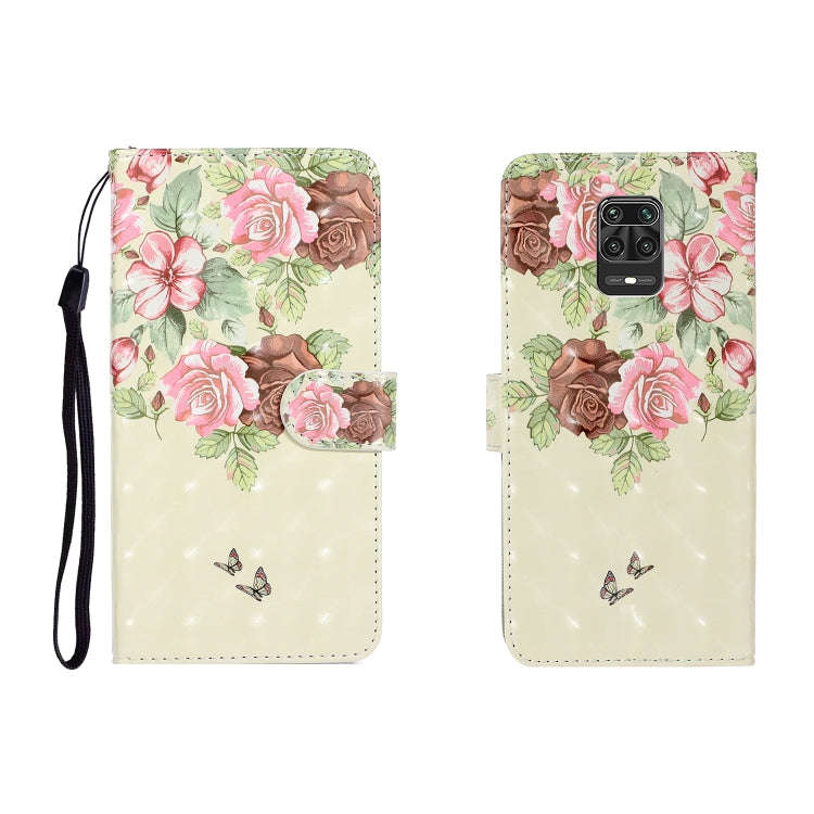 3D Colored Drawing Horizontal Flip Leather Case with Holder & Card Slot & Wallet, For Xiaomi Redm...