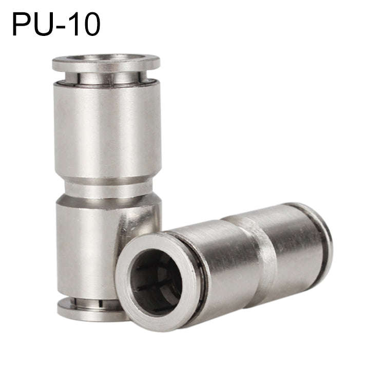 LAIZE Nickel Plated Copper Straight Pneumatic Quick Fitting Connector, PU-4, PU-6, PU-8, PU-10, P...