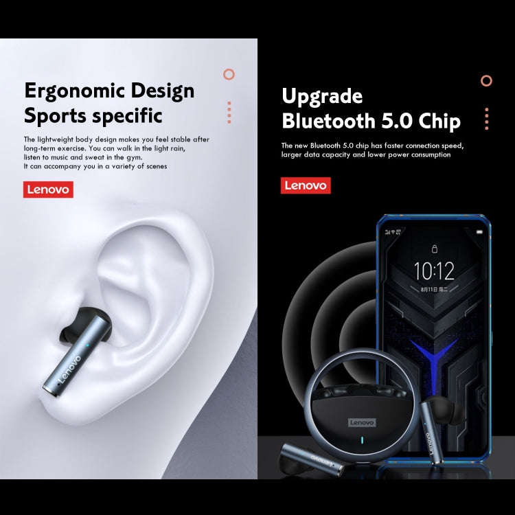Lenovo LP60 TWS Wireless Bluetooth 5.3 Noise Reduction Earphone