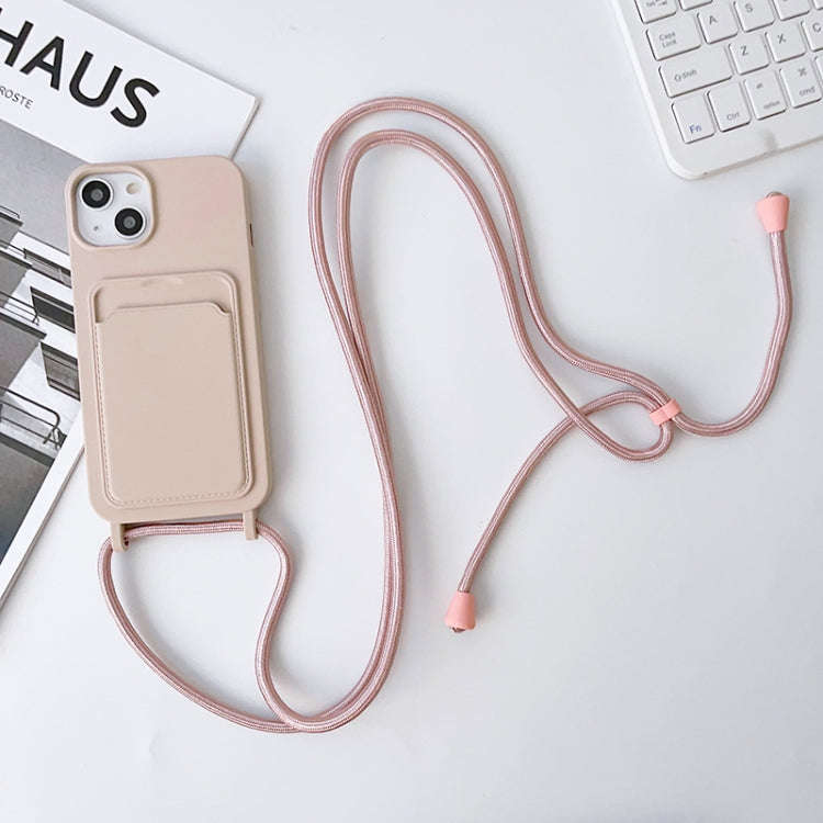 Crossbody Lanyard Elastic Silicone Card Holder Phone Case, For iPhone 12 Pro Max, For iPhone 11, ...