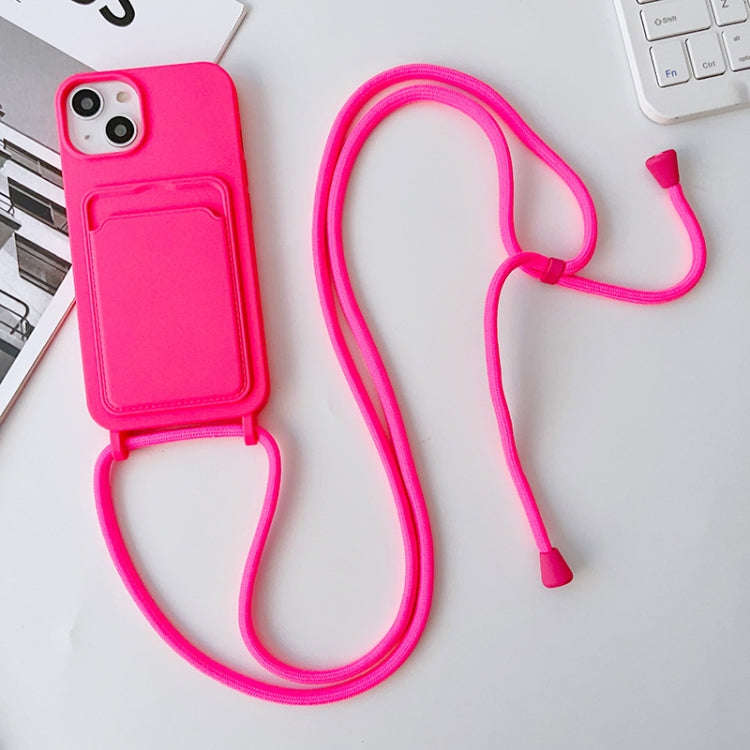 Crossbody Lanyard Elastic Silicone Card Holder Phone Case, For iPhone 12 Pro Max, For iPhone 11, ...