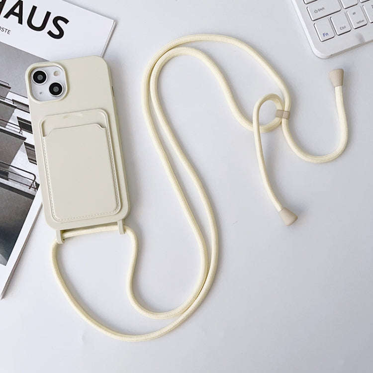 Crossbody Lanyard Elastic Silicone Card Holder Phone Case, For iPhone 12 Pro Max, For iPhone 11, ...