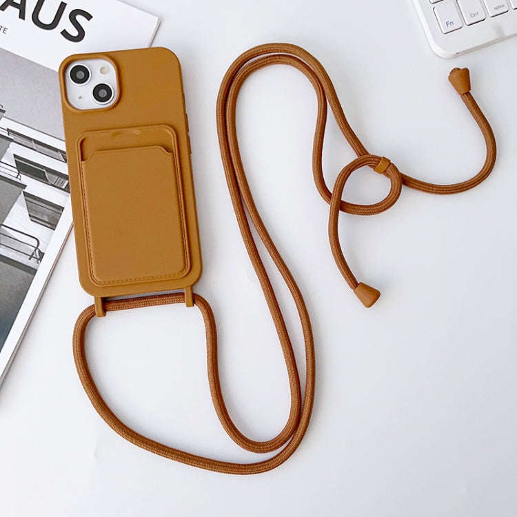Crossbody Lanyard Elastic Silicone Card Holder Phone Case, For iPhone 12 Pro Max, For iPhone 11, ...