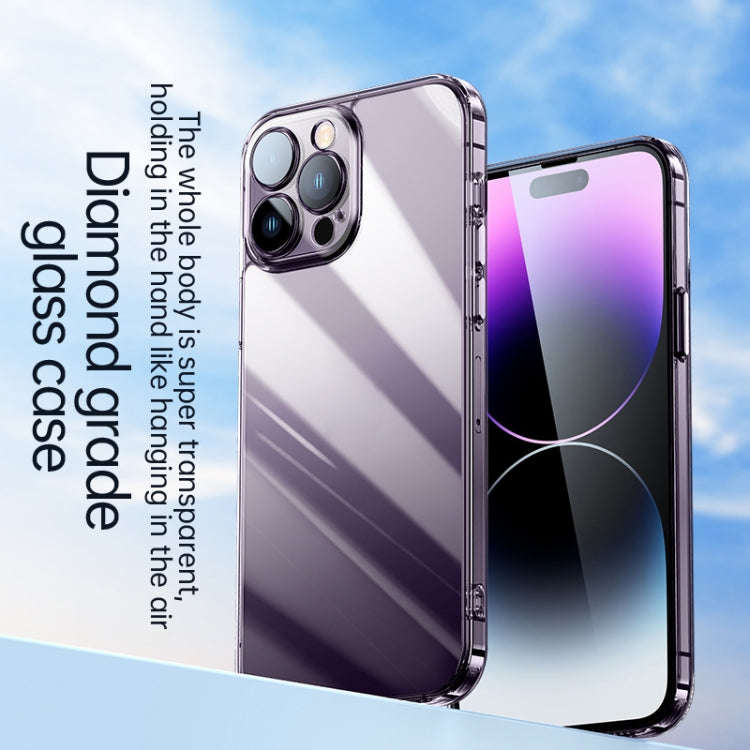 SULADA Crystal Steel Series TPU Transparent Phone Case, For iPhone 14, For iPhone 14 Plus, For iP...